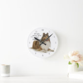 Collie Ma Clock Ronde Klok (Huis)