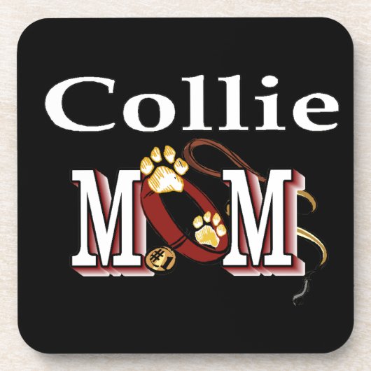 Collie Ma Gifts Bier Onderzetter (Voorkant)
