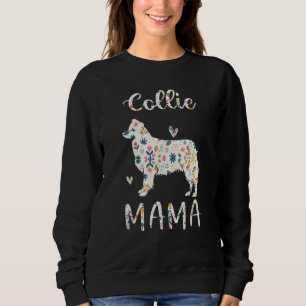 Collie Mama Floral Dog Mam Love Trui