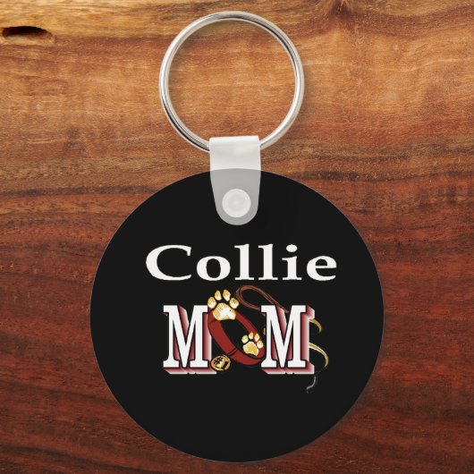 collie mama Sleutelhanger (Voorkant)