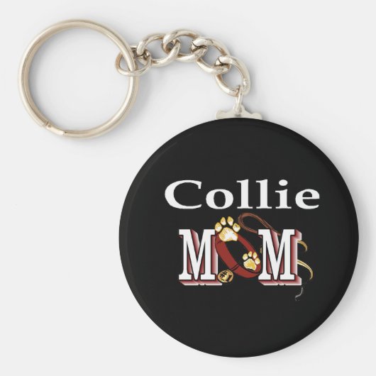 collie mama Sleutelhanger (Voorkant)