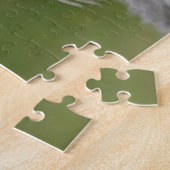 Collie met tong uit legpuzzel (Zijkant)
