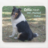 Collie: Mischief Maker Muismat (Voorkant)