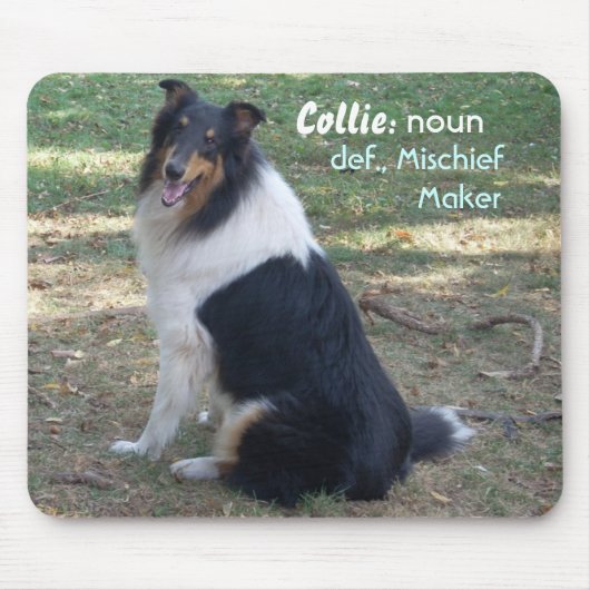Collie: Mischief Maker Muismat (Voorkant)