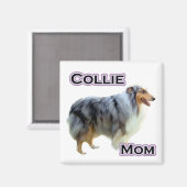 Collie Moeder 4 - Magneet (Voorkant / Achterkant)