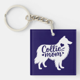 Collie Mom-Sleutelhanger Sleutelhanger