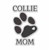 Collie Mom Sticker (Voorkant)