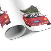 Collie-omlooppapier uit de rand~de kerstboom cadeaupapier (Rol Hoek)