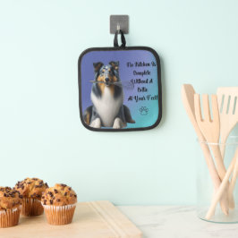 Collie Oven Mitt Pannenlap