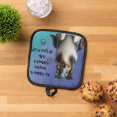 Collie Oven Mitt Pannenlap (Top down)