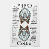 Collie Personality Traits Kitchen Towel Theedoek (Verticaal)