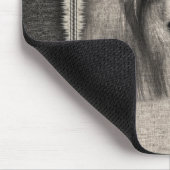 Collie  portret schattig citaat muismat (Hoek)