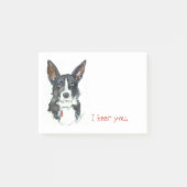 Collie Post-notities / YourDogPortrait.com Post-it® Notes (Voorkant)
