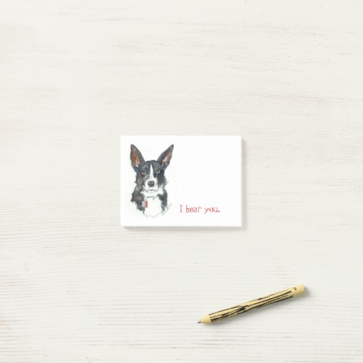 Collie Post-notities / YourDogPortrait.com Post-it® Notes (Op bureau)
