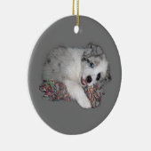 collie puppy blue merle keramisch ornament (Rechts)