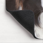 Collie Puppy Dog Mousepad, zwart-witrand Muismat (Hoek)