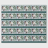 Collie Puppy Kerstbrievenbus Cadeaupapier (Vlak)