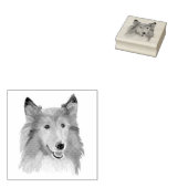 Collie Rubberstempel (Gestempeld)