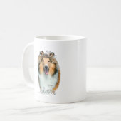 Collie (ruw) mama 2 koffiemok (Voorkant links)