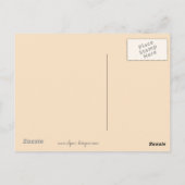 Collie (ruw) schilderen - Cute Original Dog Art Briefkaart (Achterkant)