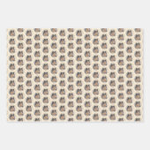 Collie (ruw) schilderen - Cute Original Dog Art Inpakpapier Vel (Voorkant)