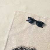 Collie (ruw) schilderen - Cute Original Dog Art Strandlaken (In situ)