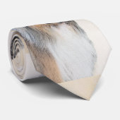 Collie (ruw) schilderen - Cute Original Dog Art Stropdas (Opgerold)