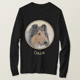 Collie (ruw) schilderen - Cute Original Dog Art T-shirt