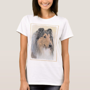 Collie (ruw) schilderen - Cute Original Dog Art T-shirt