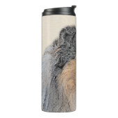Collie (ruw) schilderen - Cute Original Dog Art Thermosbeker (Gedraaid links)