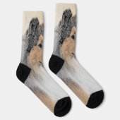 Collie (Ruw) Schilderen - Mooie Originele Honden K Sokken (Rechts)