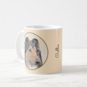 Collie (Ruw) Schilderij - Mooie Originele Honden K Koffiemok