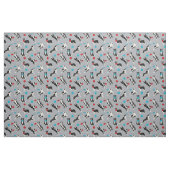 collie schijf golf grijs stof (Fat Quarter)
