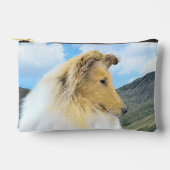 Collie Schilderen Rough Sable Merle Originele Hond Etui (Voorkant)