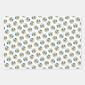 Collie Schilderen Rough Sable Merle Originele Hond Inpakpapier Vel (Voorkant 2)