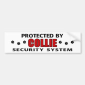 Collie Security Bumpersticker (Voorkant)