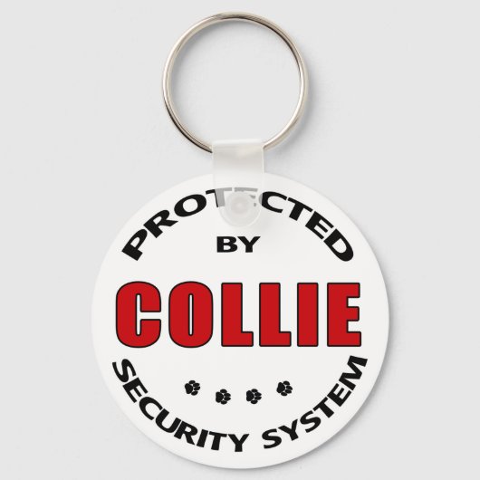 Collie Security Sleutelhanger (Voorkant)