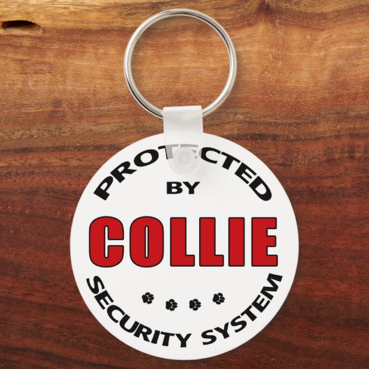 Collie Security Sleutelhanger (Voorkant)
