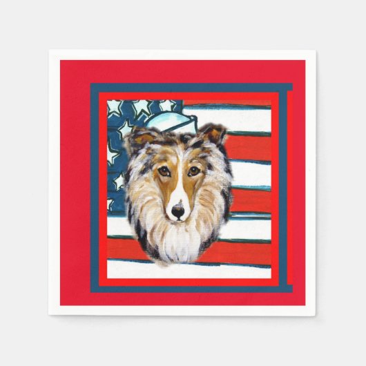 Collie  servet (Voorkant)
