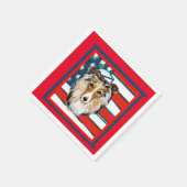 Collie  servet (Hoek)