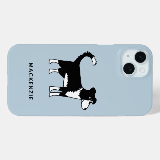 Collie Sheepdog Naam Case-Mate iPhone Case (Achterkant (horizontaal))