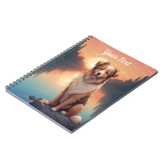 Collie Shepherd van Lake Notitieboek (Linkerzijde)