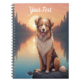 Collie Shepherd van Lake Notitieboek (Voorkant)