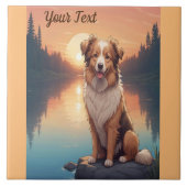 Collie Shepherd van Lake Tegeltje (Voorkant)