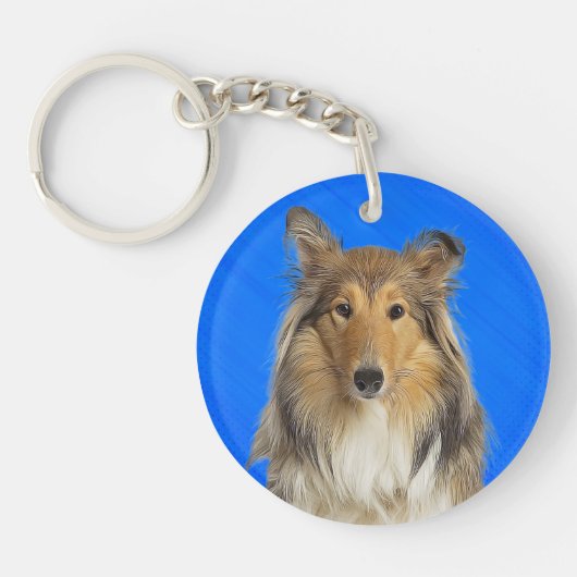 Collie Sleutelhanger (Voorkant)