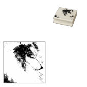 Collie Stamp Rubberstempel (Gestempeld)