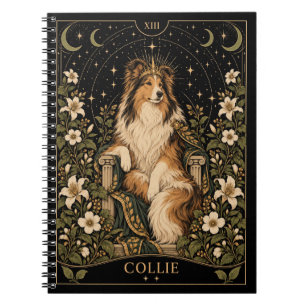 Collie, Starlit Tarot Kunst Notitieboek
