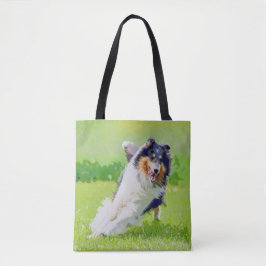 Collie Tote Bag