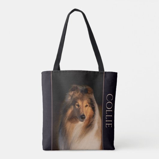 Collie Tote Bag (Achterkant)