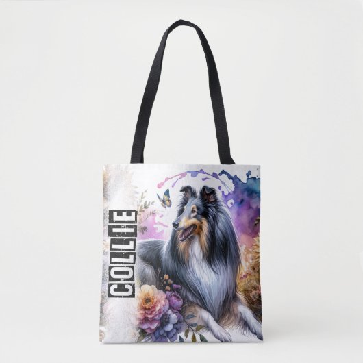 Collie Tote Bag (Voorkant)